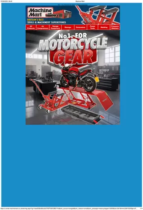 Machine Mart catalogue in Birmingham | Mortorcycle Gear | 2025-09-15T00:00:00.000Z - 2025-09-16T00:00:00.000Z