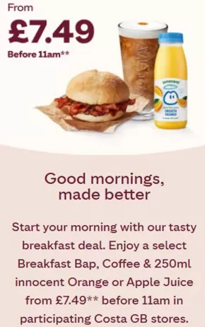Costa Coffee catalogue in Southend-on-Sea | The Big Sale | 2025-09-16T00:00:00.000Z - 2025-10-31T00:00:00.000Z