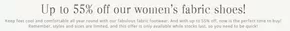 Cosyfeet catalogue in London | Up To 55% Off Our Women's Fabric Shoes | 2025-09-16T00:00:00.000Z - 2025-09-28T00:00:00.000Z