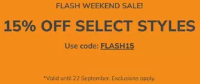 15% Off Select Styles