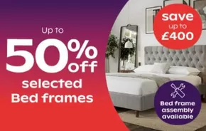 Bensons for Beds catalogue | Up To 50% Off Selected Bed Frames | 2025-09-23T00:00:00.000Z - 2025-10-07T00:00:00.000Z