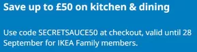 Save Up To £50 On Kitchen & Dining