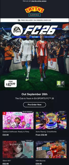 Smyths Toys catalogue | Get The Offers! | 2025-09-24T00:00:00.000Z - 2025-09-26T00:00:00.000Z