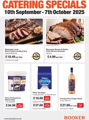 Booker Wholesale catalogue in Chichester | Catering Specials | 2025-09-24T00:00:00.000Z - 2025-10-07T00:00:00.000Z