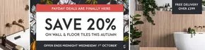 Walls and Floors catalogue in Perth | Save 20% ! | 2025-09-25T00:00:00.000Z - 2025-10-08T00:00:00.000Z