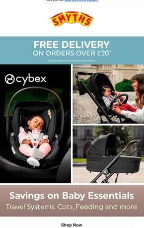 Smyths Toys catalogue | Savings On Bbaby Essentials | 2025-09-25T00:00:00.000Z - 2025-09-30T00:00:00.000Z
