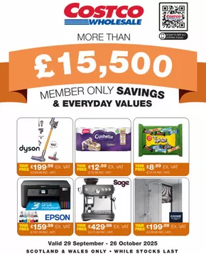 Costco catalogue | Top deals for all customers | 2025-09-29T00:00:00.000Z - 2025-10-13T00:00:00.000Z