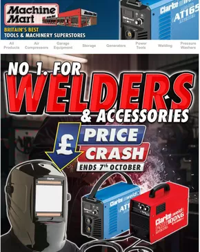 Machine Mart catalogue in Redditch | Welders & Accessories | 2025-09-29T00:00:00.000Z - 2025-10-07T00:00:00.000Z
