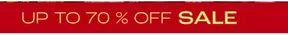 Up To 70% Off Sale.