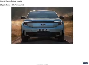 Ford catalogue in Yealmpton | PL new all electric explorer | 2025-10-01T00:00:00.000Z - 2025-10-15T00:00:00.000Z
