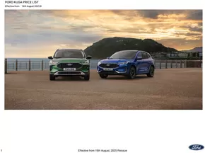 Ford catalogue in Yealmpton | PL Kuga Customer Price List (NI) Effective 19th August 2025 | 2025-10-01T00:00:00.000Z - 2025-10-15T00:00:00.000Z
