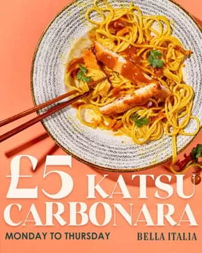 Bella Italia catalogue in Alcester | £5 Katsu Carbonara | 2025-10-01T00:00:00.000Z - 2025-10-25T00:00:00.000Z