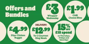 Burger King catalogue in Falmouth | Offers And Bundles | 2025-10-01T00:00:00.000Z - 2025-10-18T00:00:00.000Z