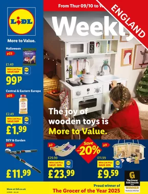 Lidl catalogue in Llanbradach | Top offers for all bargain hunters | 2025-10-09T00:00:00.000Z - 2025-10-15T00:00:00.000Z
