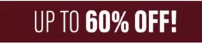 Up To 60% Off!