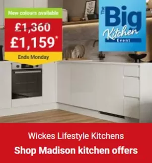 Wickes catalogue | Shop Madison Kitchen Offers | 2025-10-02T00:00:00.000Z - 2025-11-30T00:00:00.000Z