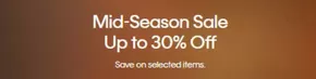 Mid-Season Sale Up To 30% Off