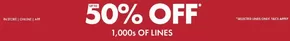 Up To 50% Off 1.000s Of Lines