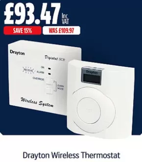 Screwfix catalogue in Portishead | Dryton Wireless Thermostat | 2025-10-06T00:00:00.000Z - 2025-10-19T00:00:00.000Z