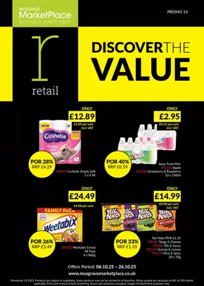 Musgrave MarketPlace catalogue | RETAIL DEALS | 2025-10-07T00:00:00.000Z - 2025-10-21T00:00:00.000Z