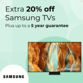 Hughes catalogue in Poole | Extra 20% Off Samsung TVs | 2025-10-07T00:00:00.000Z - 2025-10-31T00:00:00.000Z