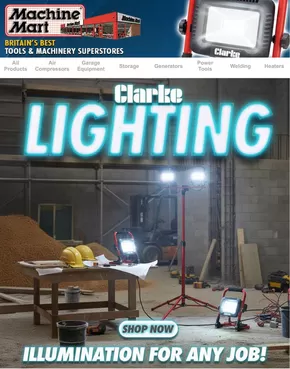 Machine Mart catalogue in Peebles | Clarke Lighting | 2025-10-10T00:00:00.000Z - 2025-10-14T00:00:00.000Z