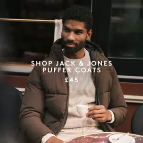 Shop Jack & Jones Puffer Coats £45