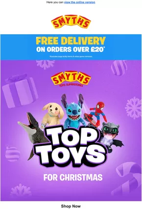 Smyths Toys catalogue in Leeds | Free Delivery! | 2025-10-20T00:00:00.000Z - 2025-10-29T00:00:00.000Z