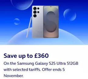 O2 catalogue in Bracknell | Save Up To £360 | 2025-10-21T00:00:00.000Z - 2025-11-05T00:00:00.000Z