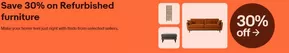 eBay catalogue | Save 30% On Refurbished Furniture | 2025-10-22T00:00:00.000Z - 2025-10-28T00:00:00.000Z
