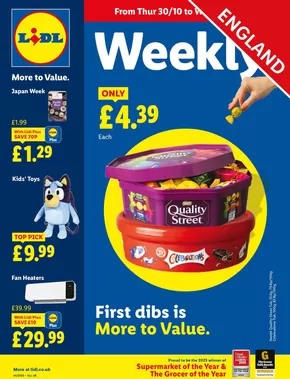 Lidl catalogue in Dymchurch | New offers to discover | 2025-10-30T00:00:00.000Z - 2025-11-05T00:00:00.000Z