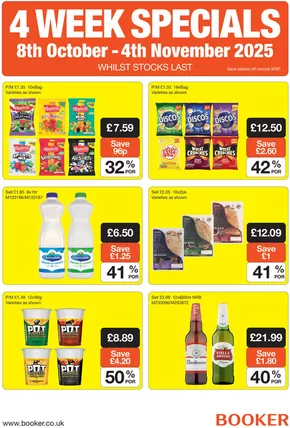 Booker Wholesale catalogue in Wigan | 4 Week Specials! | 2025-10-27T00:00:00.000Z - 2025-11-04T00:00:00.000Z