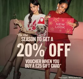New Look catalogue in Skipton | Tis The Season To Get A 20% Off | 2025-10-28T00:00:00.000Z - 2025-11-01T00:00:00.000Z