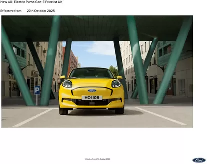 Ford catalogue in Edinburgh | PL en gb puma gen e october 2025 | 2025-10-30T00:00:00.000Z - 2025-11-13T00:00:00.000Z