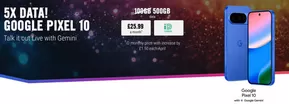 Carphone Warehouse catalogue in Newtownabbey | 5X Datat Google Pixel 10 | 2025-10-30T00:00:00.000Z - 2025-11-15T00:00:00.000Z