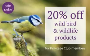 Notcutts Garden Centre catalogue | 20% Off Wild Bird & Wildlife Products | 2025-10-30T00:00:00.000Z - 2025-11-23T00:00:00.000Z