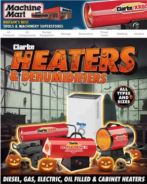 Machine Mart catalogue | Clarke Heaters & Dehumidifiers | 2025-10-30T00:00:00.000Z - 2025-11-04T00:00:00.000Z