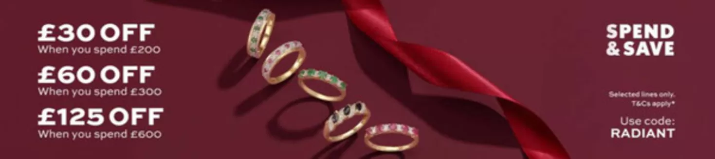 H. Samuel catalogue in London | Spend & Save/ | 2025-10-31T00:00:00.000Z - 2025-11-17T00:00:00.000Z