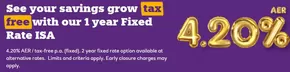 Natwest catalogue in Dunstable | See Your Savings Grow Tax Free With Our 1 Yeas Fixed Rate Isa | 2025-11-03T00:00:00.000Z - 2025-11-21T00:00:00.000Z