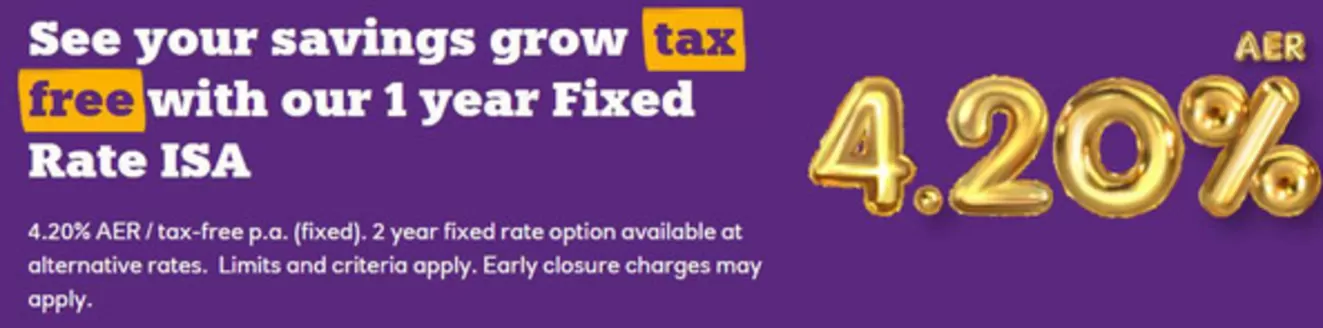 Natwest catalogue | See Your Savings Grow Tax Free With Our 1 Yeas Fixed Rate Isa | 2025-11-03T00:00:00.000Z - 2025-11-21T00:00:00.000Z