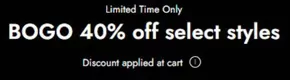 Aldo catalogue | Bogo 40% Off Select Styles | 2025-11-10T00:00:00.000Z - 2025-11-17T00:00:00.000Z