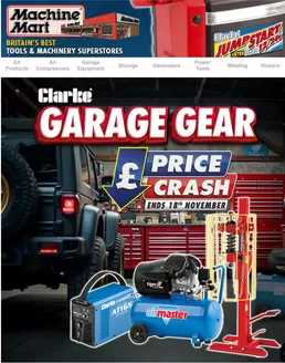 Machine Mart catalogue in London | Clarke Garage Proce Cash | 2025-11-10T00:00:00.000Z - 2025-11-18T00:00:00.000Z