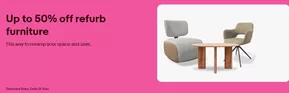 eBay catalogue | Up To 50% Off Off Refurb Furniture | 2025-11-11T00:00:00.000Z - 2025-11-14T00:00:00.000Z