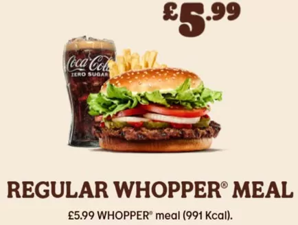 Burger King catalogue in Dunstable | Regular Whopper Meal | 2025-11-12T00:00:00.000Z - 2025-11-26T00:00:00.000Z