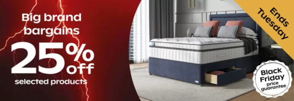 Bensons for Beds catalogue | Big Brand Bargains 25% Off | 2025-11-13T00:00:00.000Z - 2025-11-18T00:00:00.000Z