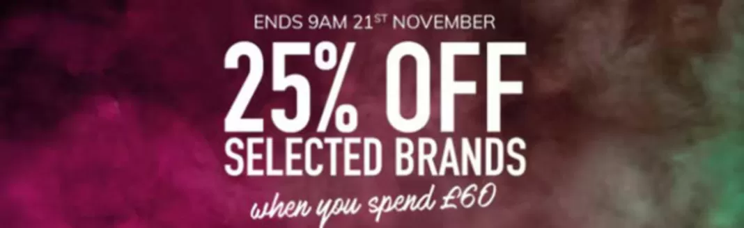 The Perfume Shop catalogue | 25% Off Selected Brands | 2025-11-13T00:00:00.000Z - 2025-11-21T00:00:00.000Z