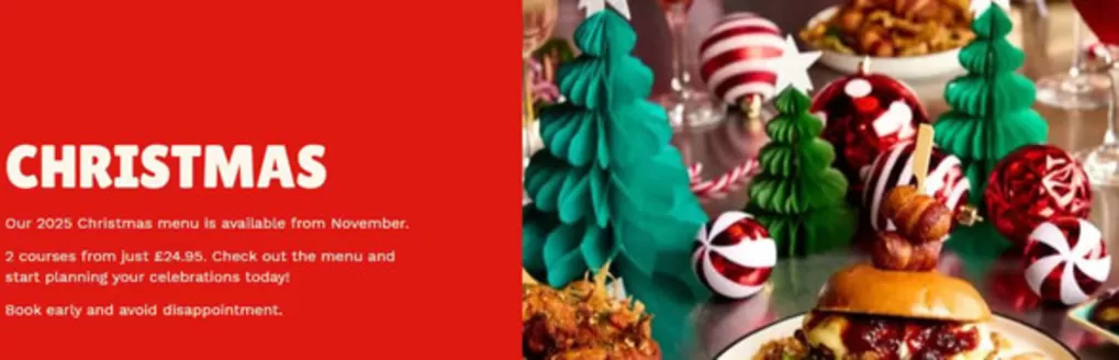 T.G.I. Friday's catalogue in Bolton | Christmas  | 2025-11-14T00:00:00.000Z - 2025-11-30T00:00:00.000Z