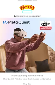 Smyths Toys catalogue in London | Meta Quest | 2025-11-14T00:00:00.000Z - 2025-11-18T00:00:00.000Z