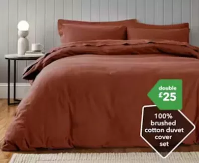 Dunelm catalogue in Poole | 100% Brushed Cotton Duvet Cover Set | 2025-11-18T00:00:00.000Z - 2025-12-01T00:00:00.000Z