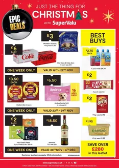 SuperValu catalogue in Rotherham | Weekly-ad SuperValu | 2025-11-16T00:00:00.000Z - 2025-12-06T00:00:00.000Z